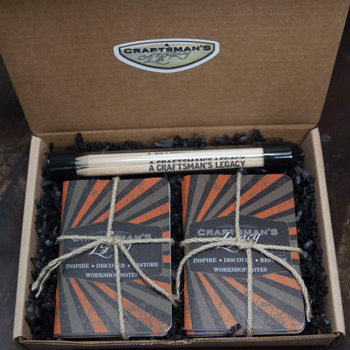 Craftsman Notebook A Craftsman's Legacy, Notebook & Pencil Set - A Craftsman's Mercantile