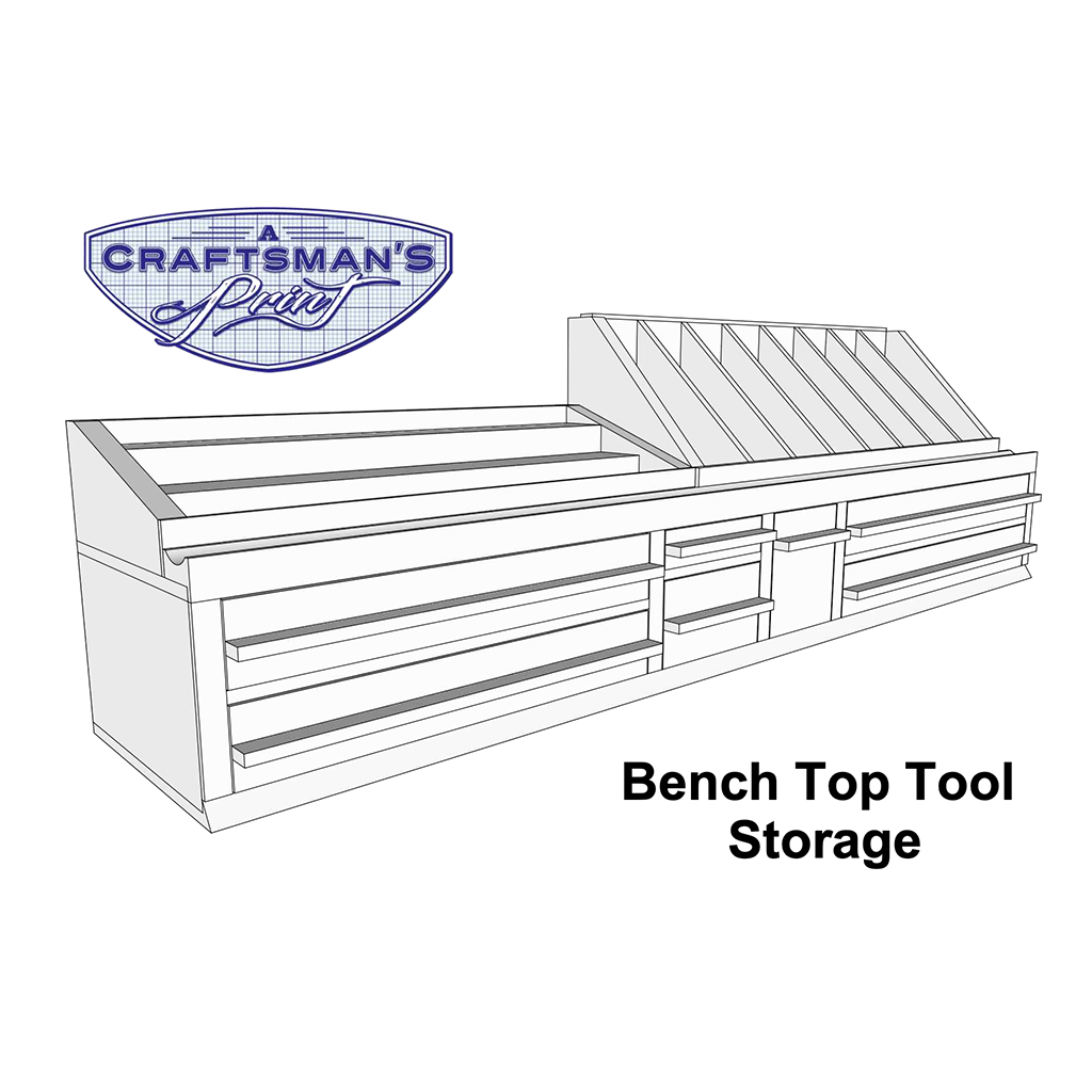 Bench Top Tool Storage Set | Plans